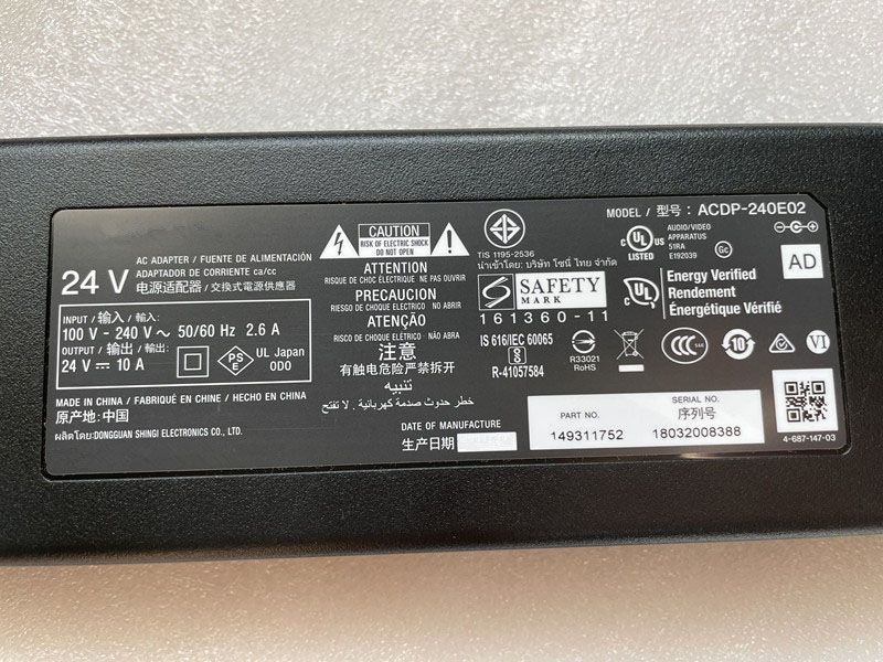 SONY ACDP-240E01/ACDP-240E02