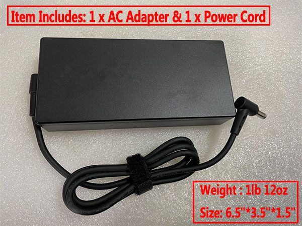 adapter Asus ADP-180TB-H 20V 9A 180W for ASUS ROG Zephyrus G14 GA401 Series  M GM501 Series ROG Zephyrus S GX531 Series