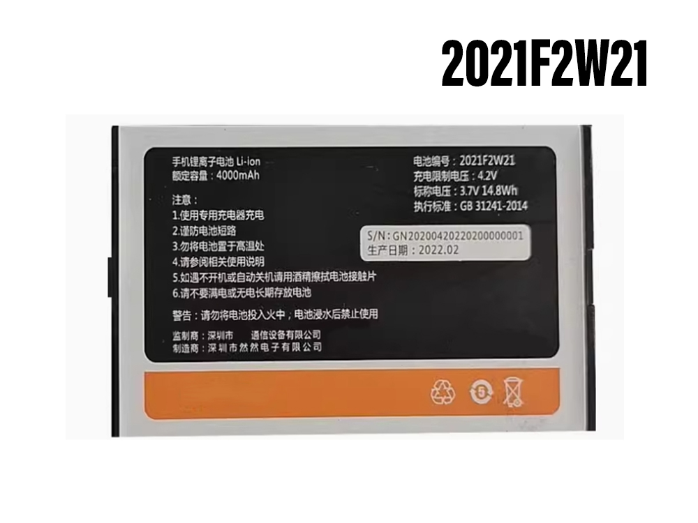 GIONEE 2021F2W21