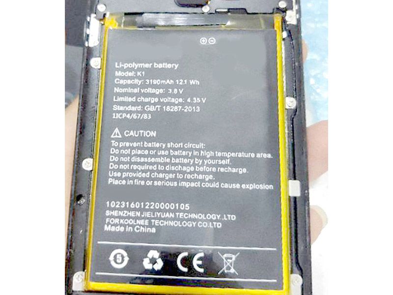 KOOLNEE Handy Akku K1