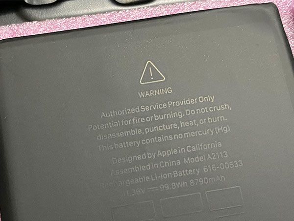 A2113 Battery 99.8Wh 11.36V Apple MacBook Pro 16inch 2141 2019