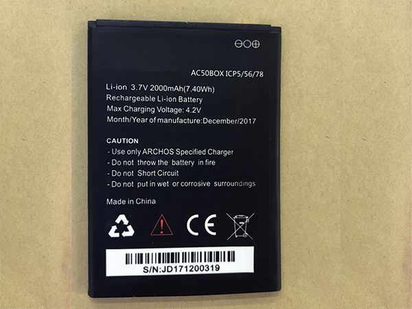 ARCHOS 携帯電話のバッテリー AC50BOX