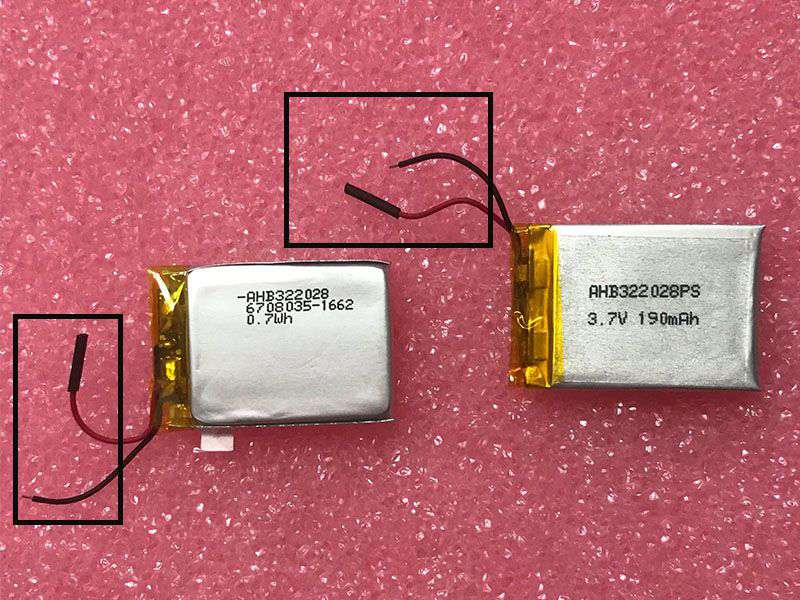 Li-Polymer Battery 3.7V 190mAh