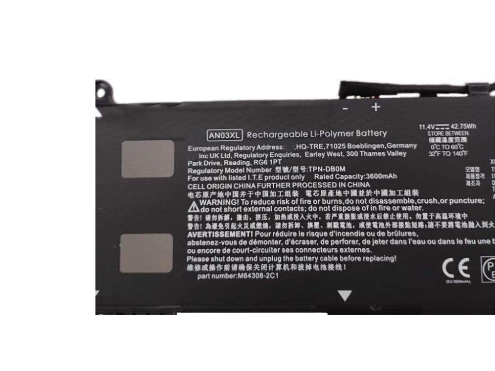 HP AN03XL HSTNN-OB2K L173474-005 TPN-DM0M