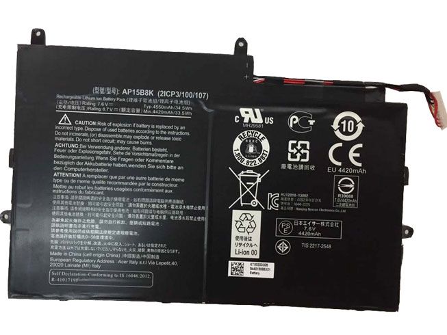 ACER Laptop Akku AP15B8K