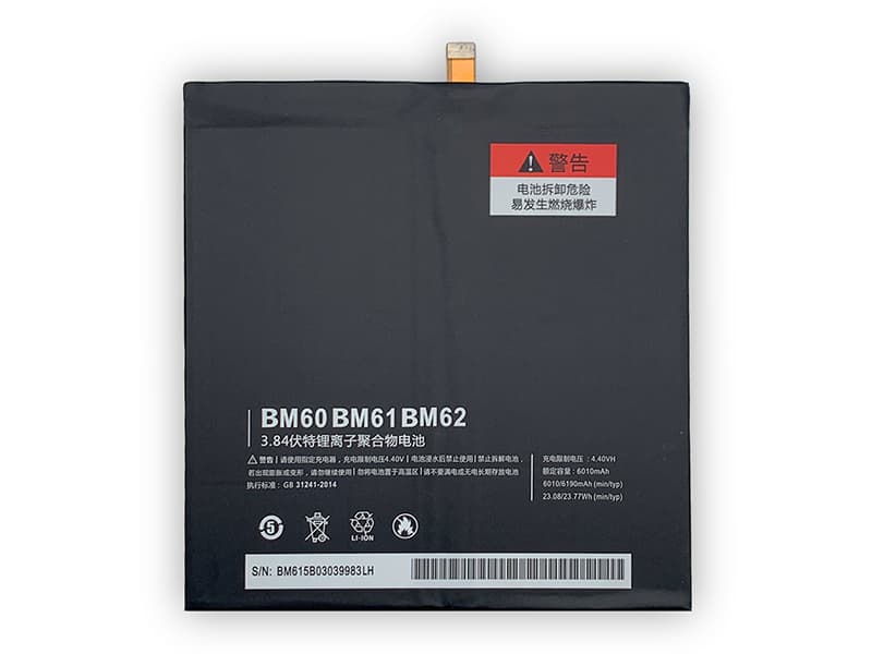 XIAOMI タブレットPCバッテリー BM60