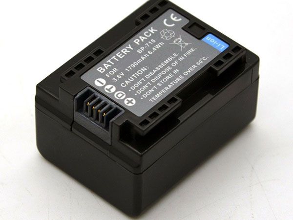 CANON BP-718 1790mAh 6.4Wh 3.6V battery for Canon VIXIA HF M50 M500 R30 R300 R32 R36 R306