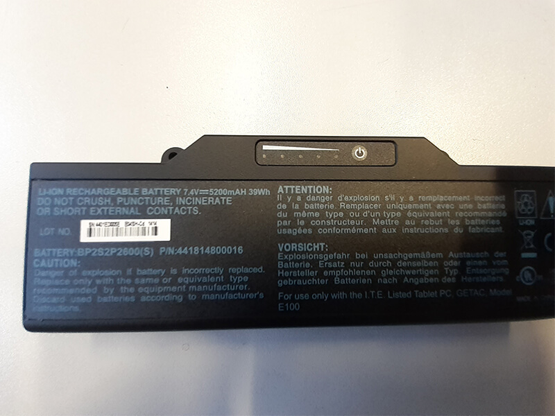 GETAC Laptop Akku BP2S2P2600(S)