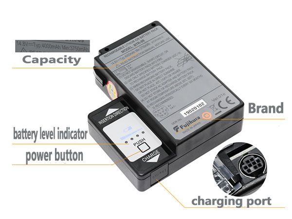 BTR-09 Battery 3750mAh 14,8V Fujikura FSM-19S FSM-70S FSM-80S