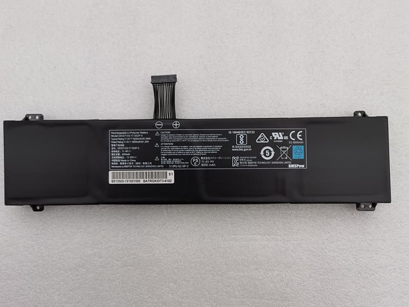 GKIDT 03 17 3S2P 0 - GETAC GKIDT-03-17-3S2P-0 8200mAh/93.48Wh 11.4V laptop battery for Schenker XMG Fusion 15 XFU15L19