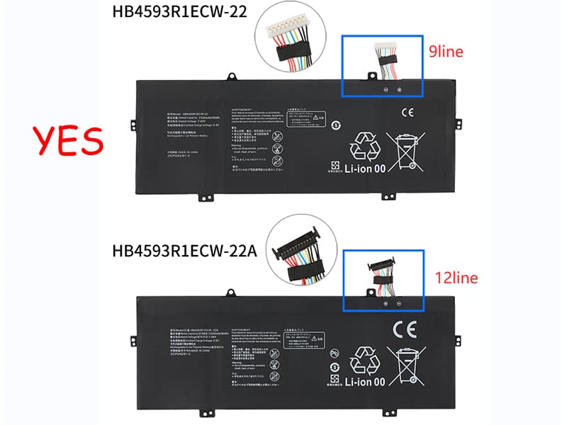 HUAWEI Laptop Akku HB4593R1ECW-22