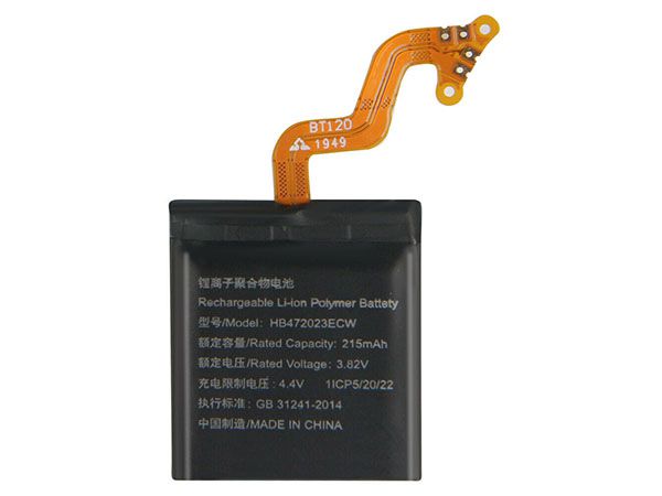 Huawei HB472023ECW 215mAh 3.82V battery for Huawei WATCH GT2 42mm