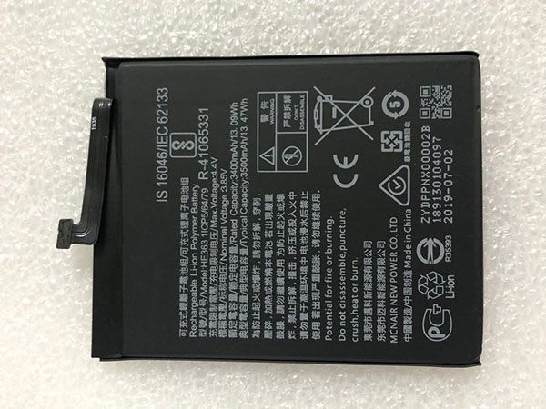 HE363 - Nokia HE363 3400mAh 13.09Wh 3.85V cell phone battery for Nokia 8.1 X7 TA-1119