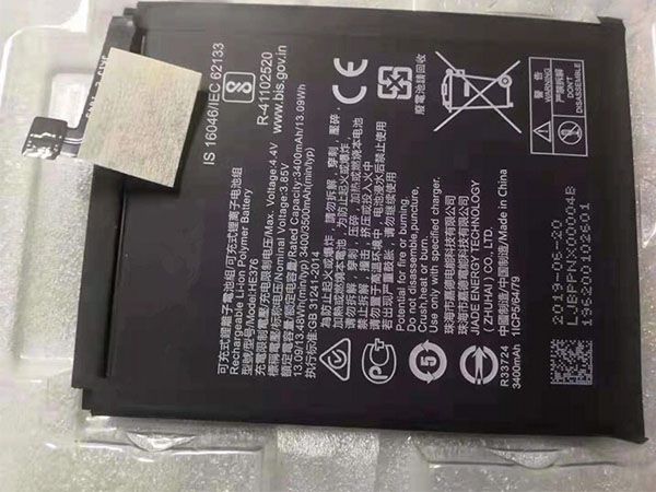 Nokia HE376 3400mAh 13.09Wh 3.85V cell phone battery for Nokia X71