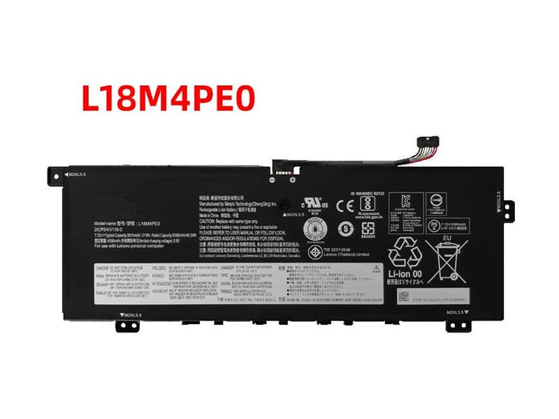 Lenovo L18M4PE0 6610mAh/51W 7.72V laptop battery for Lenovo Yoga C740 14, Yoga C740-14IML