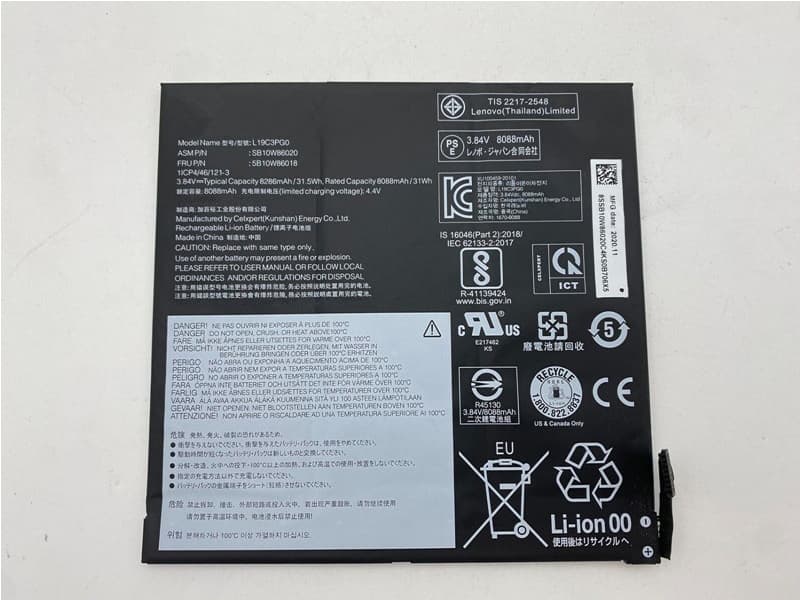 LENOVO L19C3PG0 L19M3PG0 SB10W86019 SB10W86021