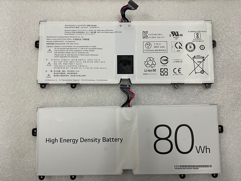 LBV7227E Battery 80Wh 7.74V LG Gram 15Z90N 17Z90N 17Z90N-VA76K | www