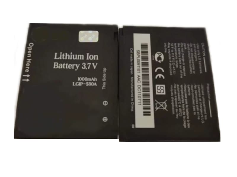 Vhbw Batteria Compatibile 700mAh Per LG KE838, KE998, KC910 Renoir, KM900 Arena E Altri. Ricambio Con Ioni Di Litio, Sostituisce LGIP-580A. Alta Sicurezza.