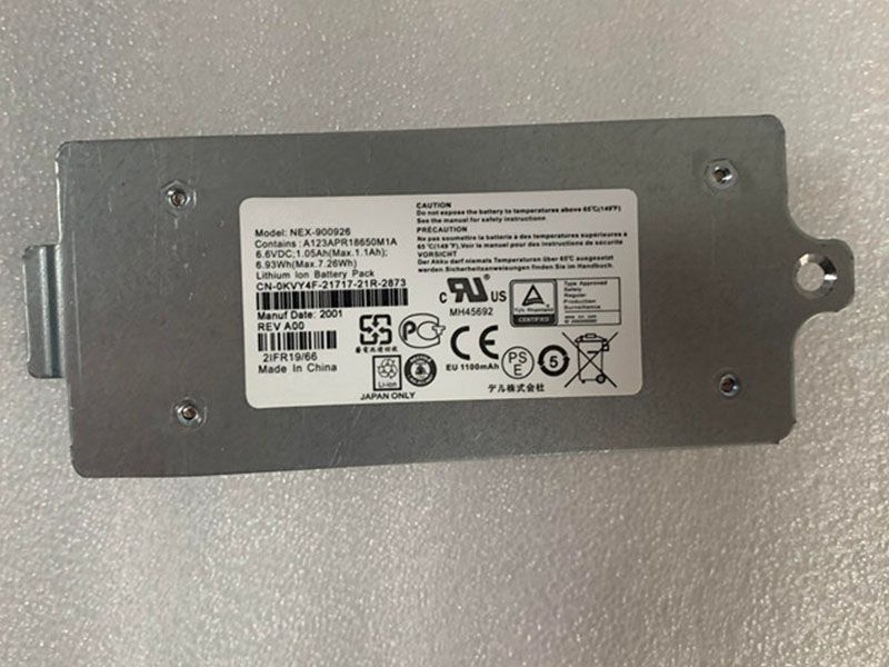 NEX-900926 Battery 1.05Ah 6.93Wh 6.6V Dell EqualLogic Smart 
