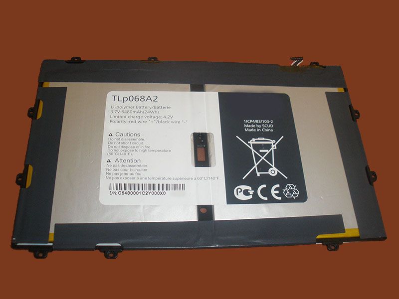 ALCATEL タブレットPCバッテリー TLP068A2
