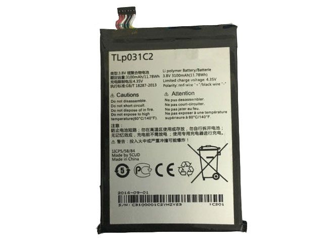 ALCATEL Handy Akku TLP031C2