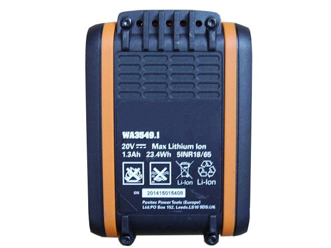 WG890 WG251s WG540s WG891 WA3525 WG151s XNJTG 2500mAh Li-ion de Remplacement pour Batterie Worx 20V compatible avec les outils Worx WA3520 WG255s WG155s WG545s 