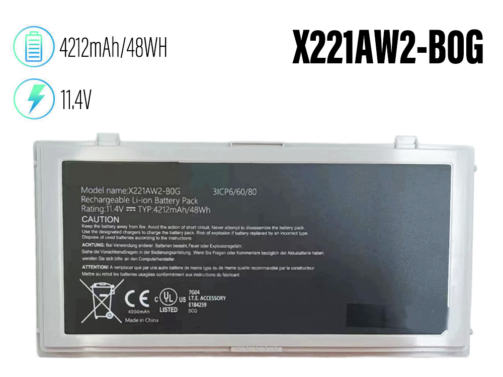 INNOLUX ノートパソコンのバッテリー X221AW2-B0G