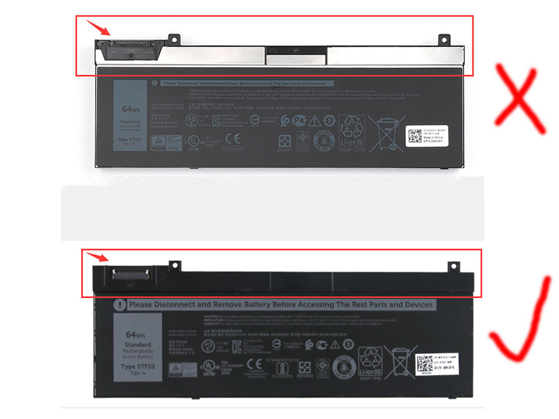 NYFJH Battery 64WH 7.6V Dell Precision 7530 Series