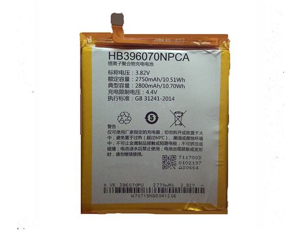 CMCC 携帯電話のバッテリー HB396070NPCA